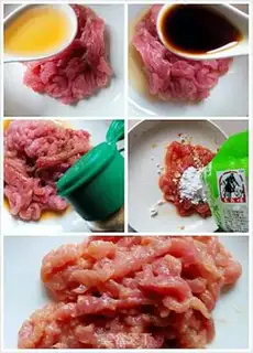 Make Garlic fried meat step 4