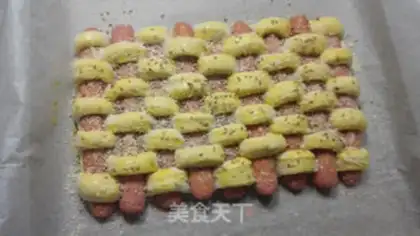 Make Hot dog sea salt cheese bread step 19