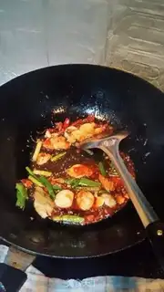 Make Sausage fish step 4