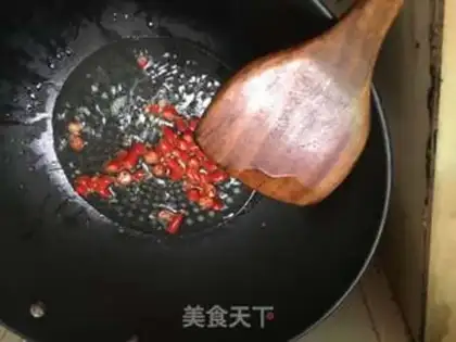 Make Puffing up the meat step 2