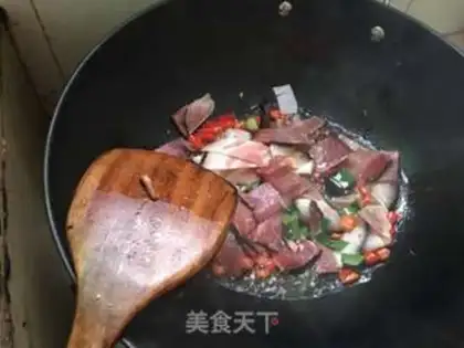 Make Puffing up the meat step 3