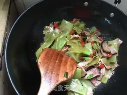 Make Puffing up the meat step 5