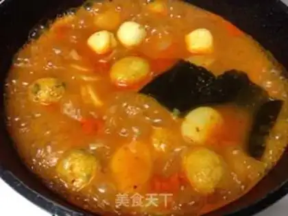 Make Korean chili cake step 4