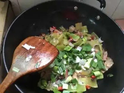 Make Puffing up the meat step 6