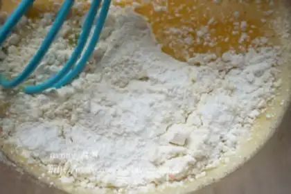 Make Chocolate fruit cake step 2