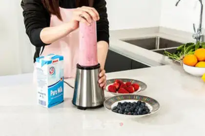 Make Lemonade, berries, silk-skiing milkshake step 3