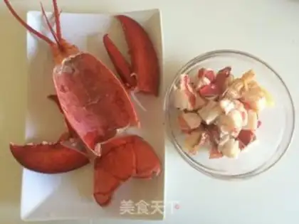 Make Garlic lobster step 1
