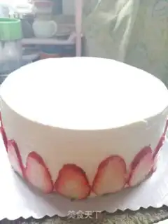 Make Fruit birthday cake step 8