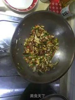 Make Soy sauce and fried rice step 3