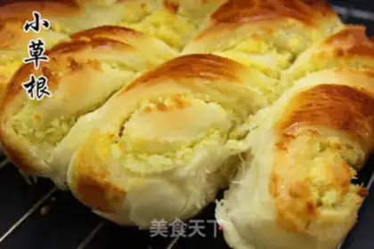 Make Milky coconut rolls step 17