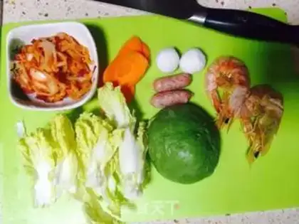 Make Pickles on noodles step 1