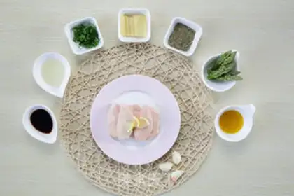 Make # A fragrance chicken with wings # step 0