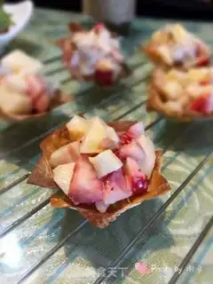 Make Five-colour fruit yogurt cup step 5
