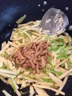 Make Fried silk step 3