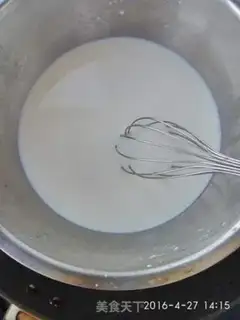 Make Milk pudding step 2