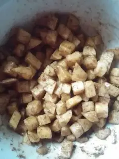 Make Apple yogurt cake step 1