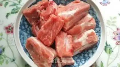 Make Korean sweet rice powdered bones step 0