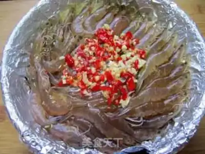 Make Garlic fans baked shrimp step 5