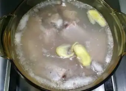 Make Korean sweet rice powdered bones step 1
