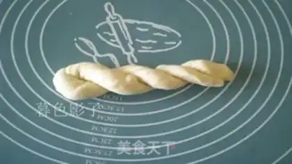 Make No sugar, butter, braid step 6