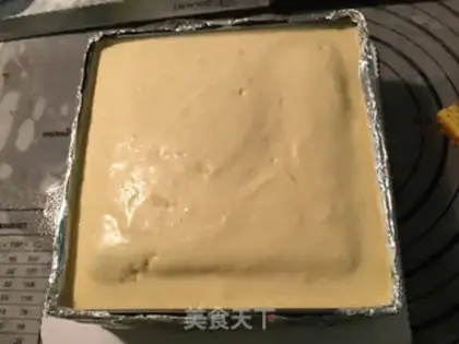 Make The flower fairy mango mousse step 11