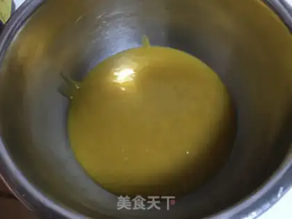 Make The flower fairy mango mousse step 12