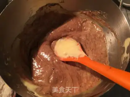Make Marble bean thaw cake step 11
