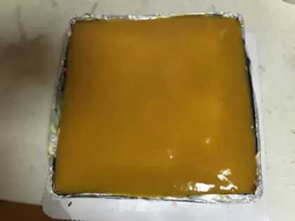 Make The flower fairy mango mousse step 13