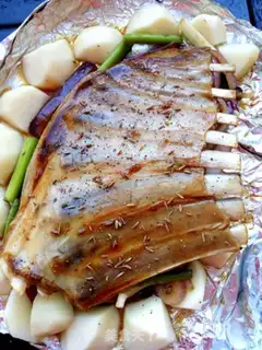 Make Potato lamb chops step 7