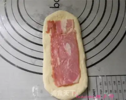 Make Cheese bacon rolls step 5