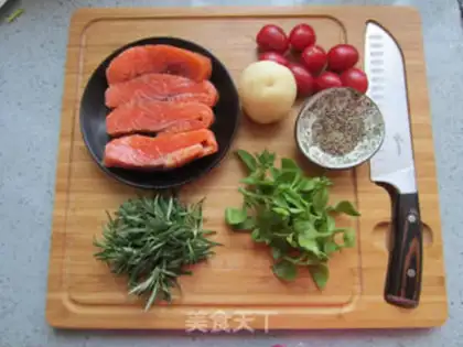 Make Fried salmon step 0
