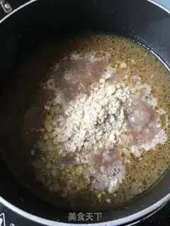 Make Chicken silk oatmeal step 3