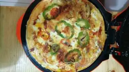 Make Pizza made of tacos step 9