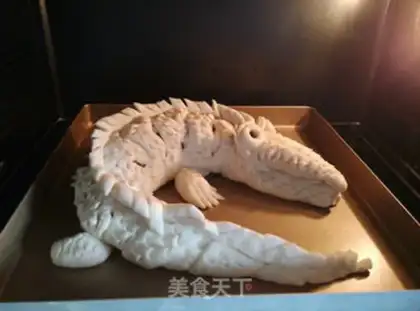 Make Five packs of crocodile bread step 9