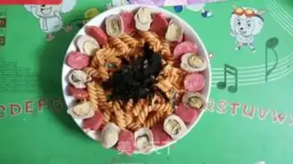 Make Made pasta for the baby step 6
