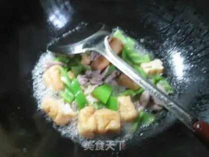 Make Cream pepper and tofu step 5