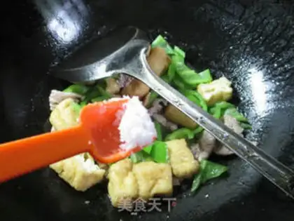 Make Cream pepper and tofu step 7