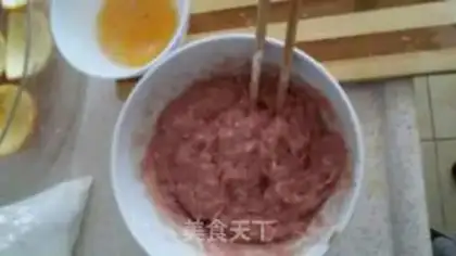 Make Orange skin steam meatballs step 1