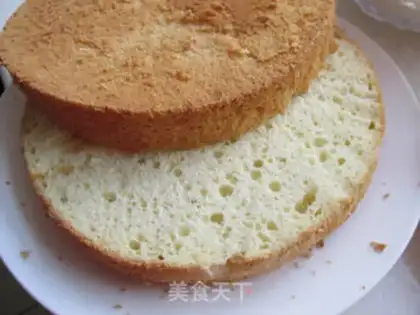 Make Mango cream cake step 5
