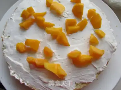 Make Mango cream cake step 8