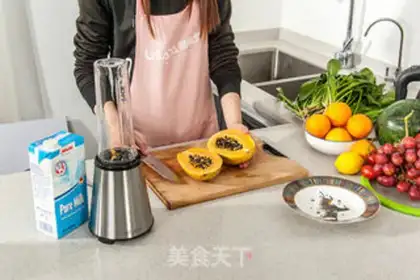 Make Fresh papaya shake step 0