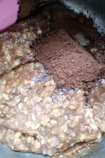 Make Gourmet cocoa oats step 2