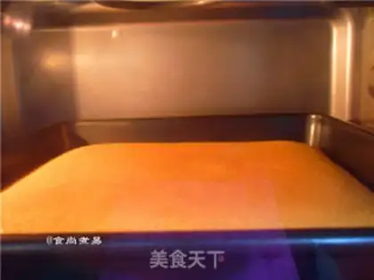 Make Egg sponge cake step 10