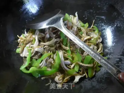 Make Scrambled peppers and pork dumplings step 6