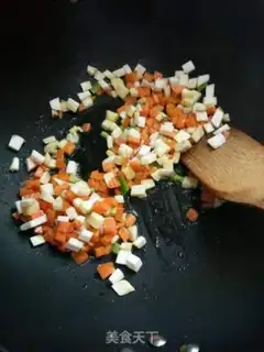 Make Vegetable cheese rice step 3