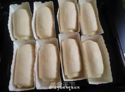 Make Paper box coconut bread step 6