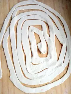 Make "Bread with bean and palm." step 3