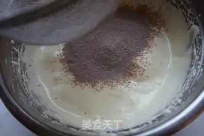 Make Sour cocoa cake step 4