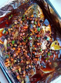 Make Spicy beans roasted all the fish step 8