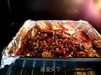 Make Spicy beans roasted all the fish step 9